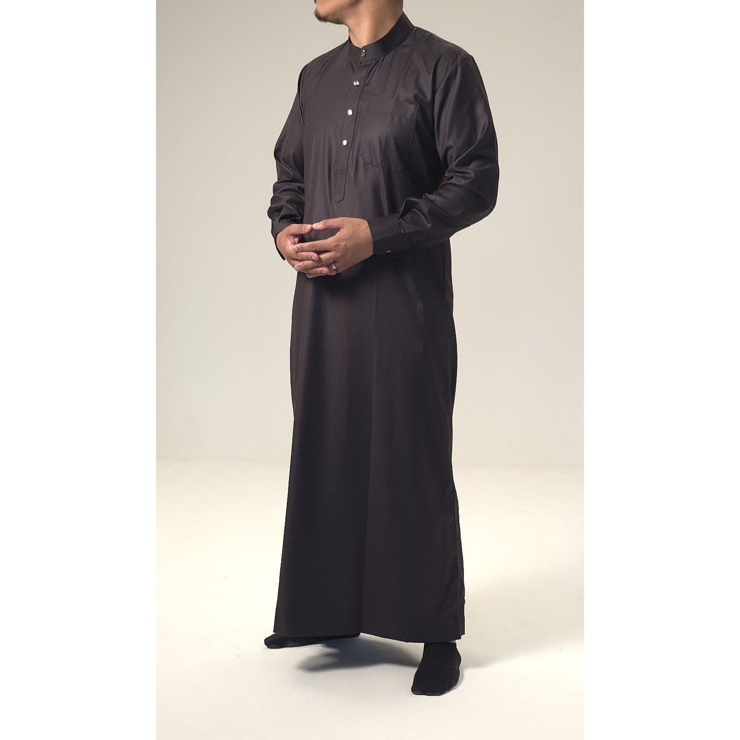 Charcoal Grey Saudi Thobe